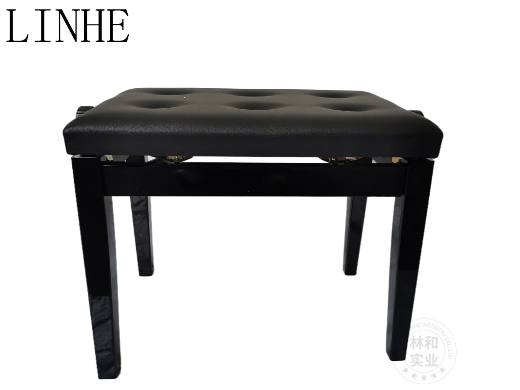 New Style Fashion Design Keyboard Bench Manufacturer With hot sale iron and wood bench piano with Leather surface fold