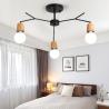 Buy cheap Wood Chandeliers Home Lighting Fixtures Black Rustic Ceiling Lamp(WH-WA-25) from wholesalers