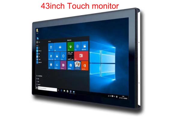 Buy cheap 43 Inch Big Screen DVI Capacitive Touch Panel Monitor 1080P 10 Points from wholesalers