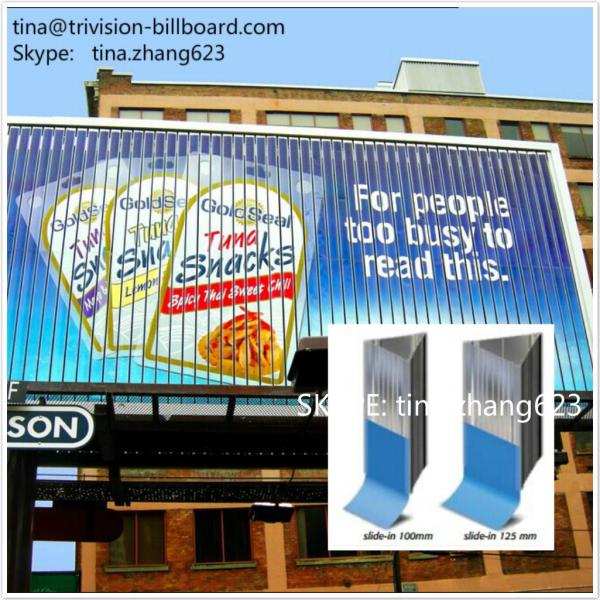 Buy cheap Wall Mount Advertising trivision display with rotating prisms from wholesalers