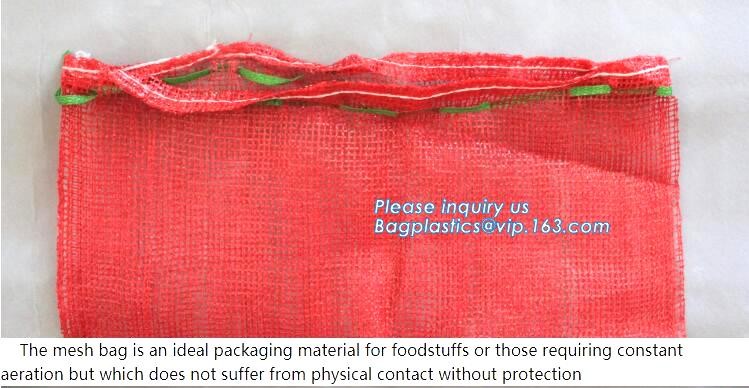 40x60cm yellow raschel mesh onion packing bag,Hot sale PE raschel mesh bag for potato,raschel net bag & pp raschel mesh