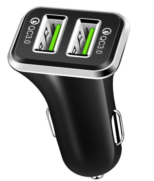 Buy cheap 36W Dual USB Car Charger QC 3.0 Portable Phone Type C Fast Car Charger from wholesalers