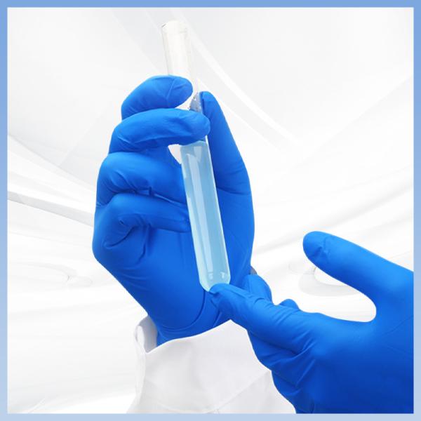 Buy cheap Navy Blue Nitrile Gloves Food Safe Medical Grade Nitrile Gloves from wholesalers