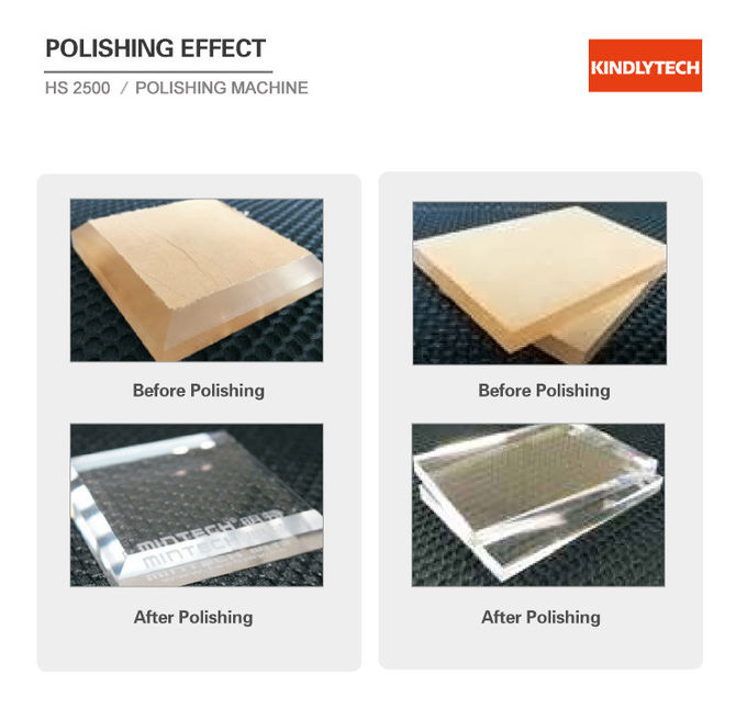 AC380V Acrylic Diamond Polishing Machine , 2kw Acrylic Edge Polisher