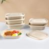 Buy cheap Disposable Party Dinnerware Take Away Salad Box 850ml 1100ml 1300ml Sugarcane Bagasse Pulp Box Packaging from wholesalers