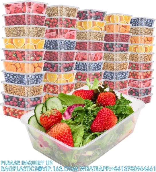 Buy cheap 25oz 1 Compartment Meal Prep Containers 150 Packs, 150 Pieces Containers And 150 Pieces Lids from wholesalers