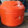 Buy cheap Long Life Using Polyethylene Pipe Floater With Impact Resistance Orange Color Buoyancy >150N from wholesalers