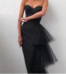Custom Apparel Factory 100% Polyester Women's Sleeveless V Neck Maxi Dress Long