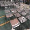 Buy cheap high quality stainless steel chair brushed finish metal gold chair for restaurant from wholesalers