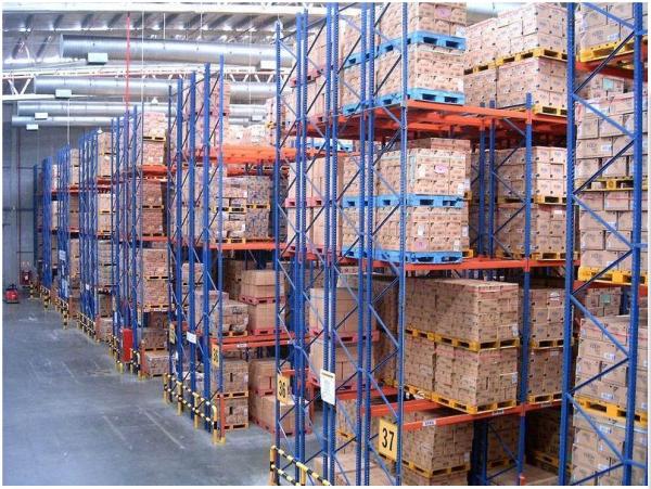 Buy cheap Double Deep Industrial Pallet Racks , Warehouse Storage Steel Pallet Racking from wholesalers