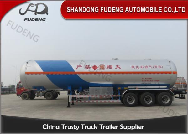 Buy cheap 59.7 Cubic Meters 3 Axle Q345B 25T Lpg Gas Tanker Truck from wholesalers
