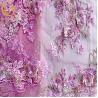 Buy cheap Bridesmaid Dress 3D Flower Lace Fabric With Beads Embroidered from wholesalers