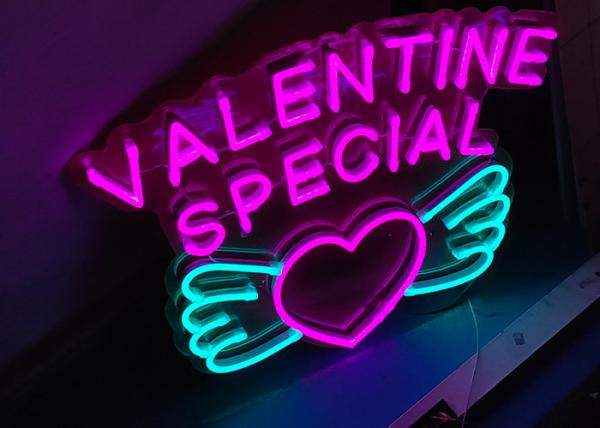 Quality Valentine special custom neon sign Super Bright Neon Flexible Lights for lover Couples for sale