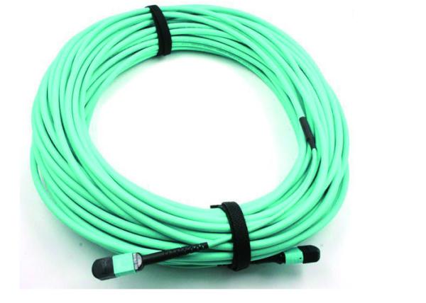 Buy cheap MPO Fiber Optic Cable Patch Cord 50 / 125 OM3 12C for High Speed Data Center from wholesalers