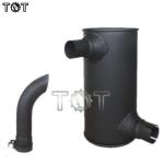 Komatsu PC120 4D95 4D102 Engine Exhaust Muffler Shroud Ring