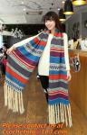 100%acrylic jacquard knitted scarf,fashion hand knitting scarf, knitted scarf