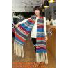 Buy cheap knitted scarf hat and gloves sets for girl's with embroider flower, Fashion Accessory New from wholesalers