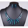 Buy cheap Hot models plating Wing Necklace Set black drop oil color from wholesalers