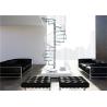 Buy cheap Laminated Glass Tread Custom Spiral Staircase Suspended Ladder , No Welding from wholesalers