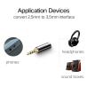 Buy cheap 2.5mm Male To 3.5mm Female Converter from wholesalers