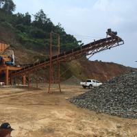 Buy cheap Heavy Duty Carbon Steel Conveyor Belt Equipment , Mining Conveyor System product