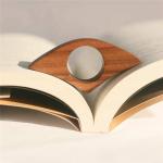 Hot Sale Handmade wooden book reading bookmark thumb wooden book page holder