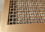 Velp Antique Brass Architectural Metal Mesh SS316 Crimped Wire Mesh