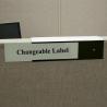 Buy cheap Aluminium Cubicle Name Holder Office Name Plates Custom Size from wholesalers
