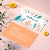 Buy cheap Handmade Love Pink Thank You Card Foldable For Supporting Business Package from wholesalers