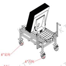 Buy cheap AGV Temporary Industrial Storage Trolley With 6" Silent Casters from wholesalers