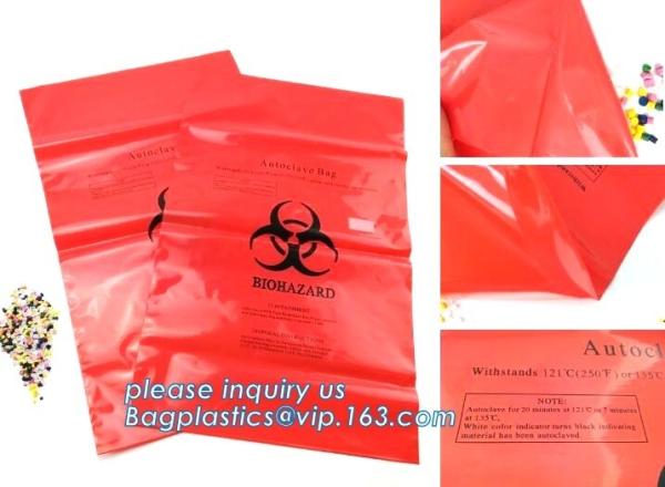 Buy cheap Medical Specimen Bag with k pounch, biohazard infectious waste bag/bio hazard medical waste bin liner, bagplastics from wholesalers