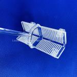 Customized Transparent Semiconductor Photovoltaic Fused Silica Boat Quartz Glass