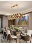 Modern smoke gray crystal chandelier in the living room contemporary chandelier