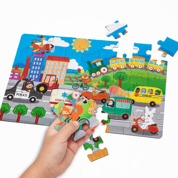 Buy cheap Less Pieces 1.8mm 2d Paper Jigsaw Puzzle Educational For Children from wholesalers