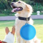 Silicone Collapsible Dog Bowls BPA Free Portable Foldable Travel Bowl For Pet
