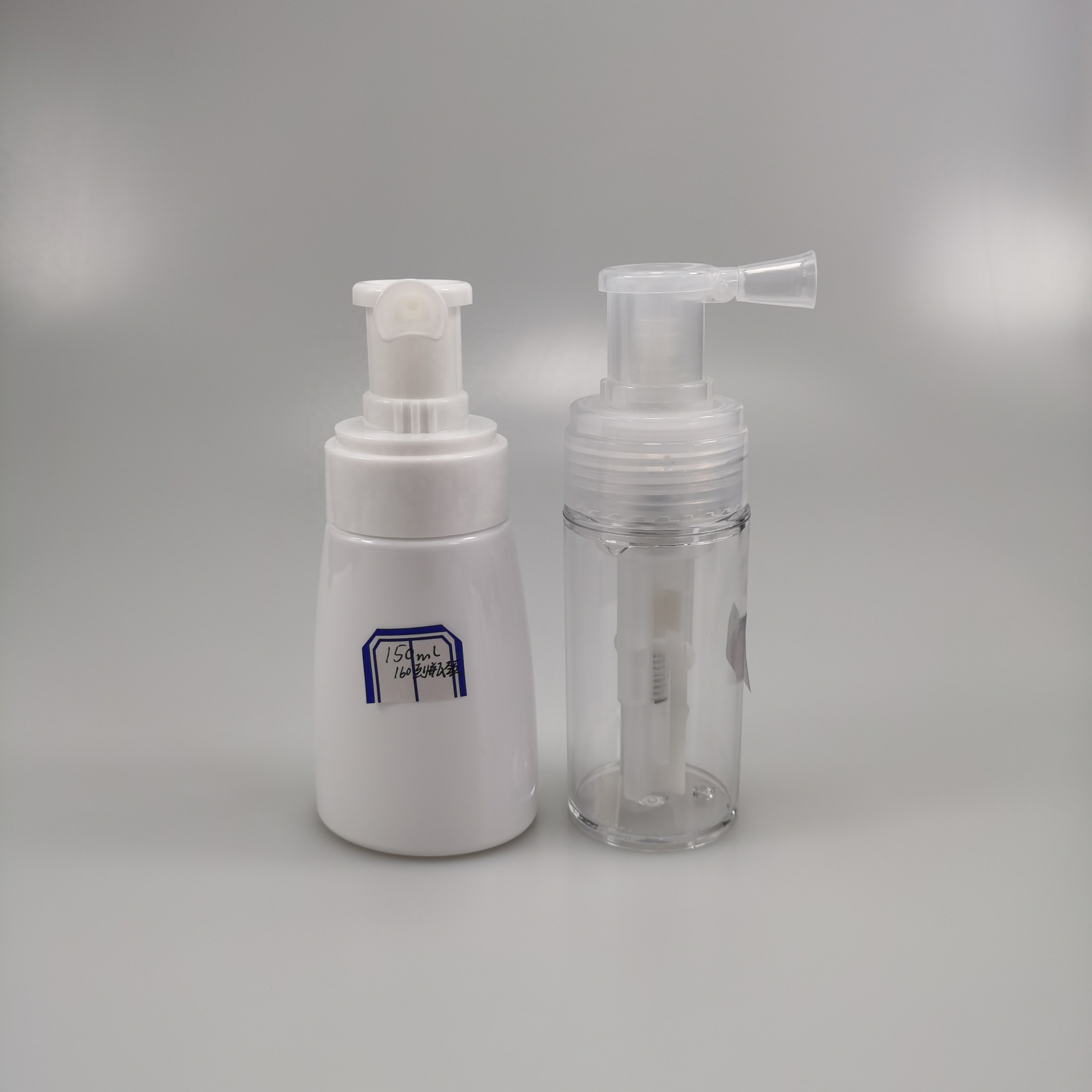 150ml PET Barber Hair Salon Dry Shampoo Talcum Pump for Edible Cake Glitter Dust