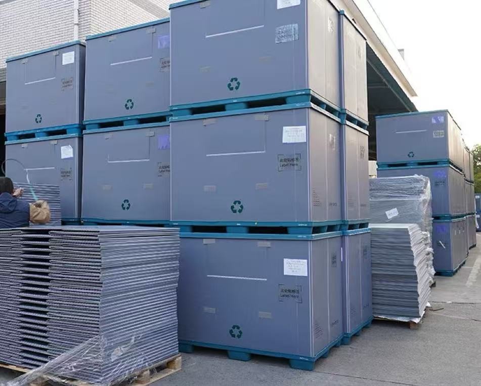 Plastic Pallet Box PP Corrugated Sheet Honeycomb Board Folding Shipping Container