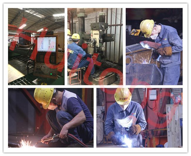 Excavator Rake Processing at Huitong Workshop