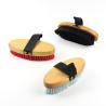 Buy cheap 16.5 cm Wooden Optional Color Horse Grooming Brush With Black Nylon Strap from wholesalers