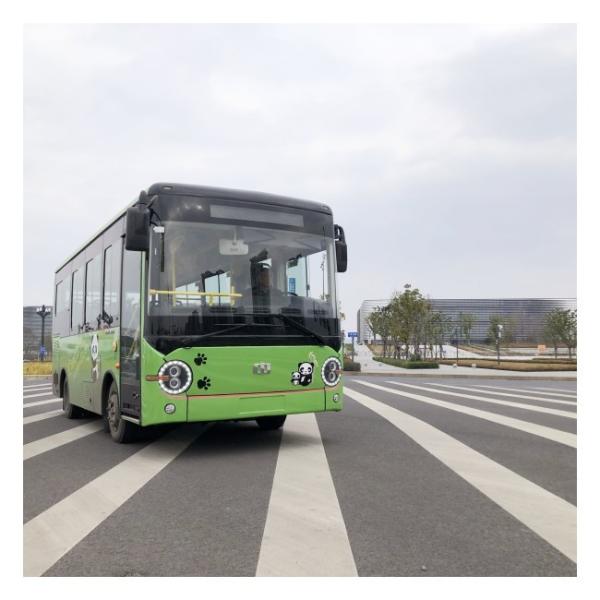 Quality 6.6m Air Conditioned Electric Mini Buses Leaf Spring for sale