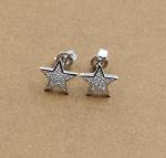 Star Earring Stud Twinkling Star 925 Sterling Silver Stud Earrings For Everyday