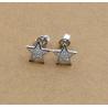 Buy cheap Star Earring Stud Twinkling Star 925 Sterling Silver Stud Earrings For Everyday Glamour Real Sterling Silver Earrings from wholesalers