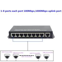Buy cheap 8 port 100Mbps a 1000Mbps uplink port POE Switch network of compatible network product