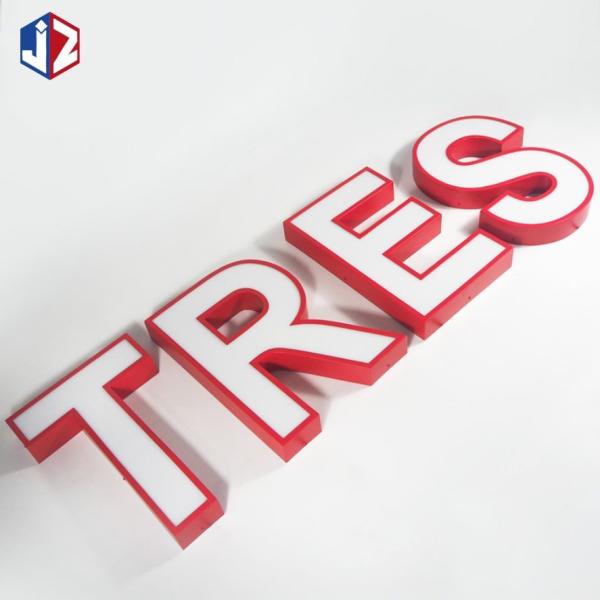 Buy cheap 12V Shop Front Lit Signage Stainless Steel LED Channel Letters from wholesalers