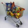 Buy cheap 150L TPU Wheels European Style Steel Shopping Cart For Grocery Store from wholesalers
