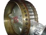 A216 WCB Wafer Gear Operated Butterfly Valve Class 150LB With Counter Flanges
