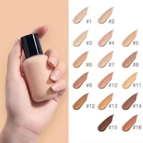 Buy cheap Custom Logo Makeup Velvet Matter Finish Liquid Foundation Private Label Facial Liquid Make Up Full Coverage Foundation from wholesalers