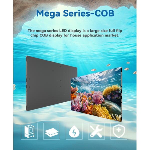 HD COB Transparent LED Video Wall Display Advertising Screen IP65 Waterproof