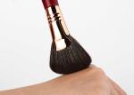 Vonira Beauty Large Angled Fan Brush Bronzer Fan Brush Makeup Cheek Blush Brush