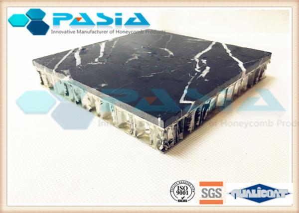 High Strength Aluminium Honeycomb Sheet , Thin Marble Veneer Panels For